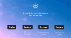 Desktop Screenshot of dpcreativestudio.com